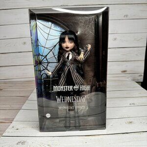 Monster‎ High X  Wednesday Addams Doll & Pet Thing 2024 Limited Edition  NIB